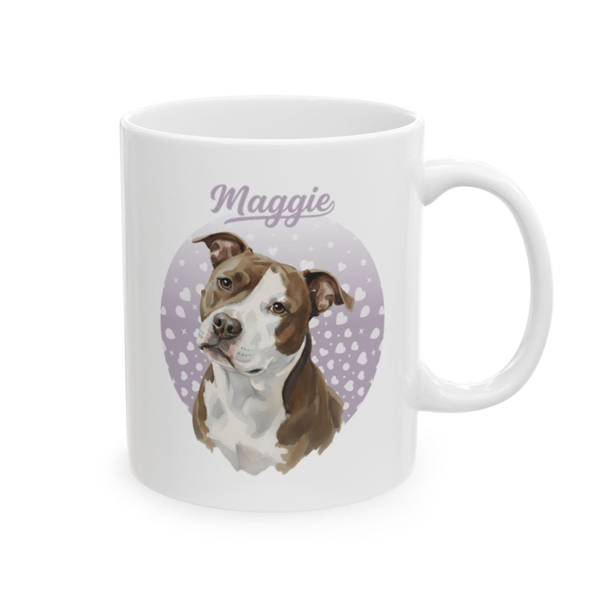 Custom pet portrait tote bag
